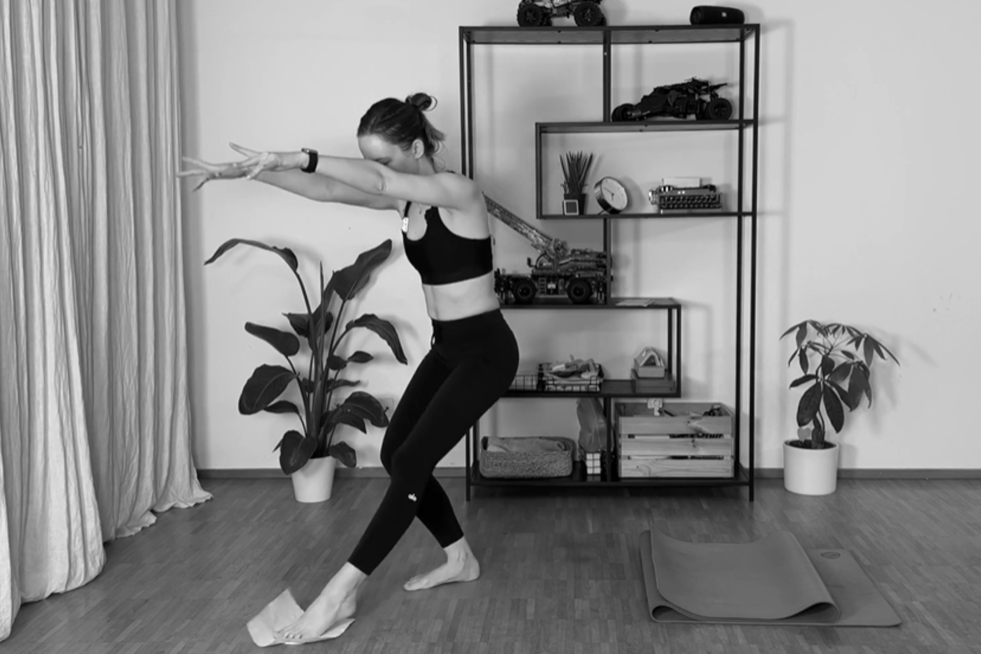19 minutni pilates sa klizanjem